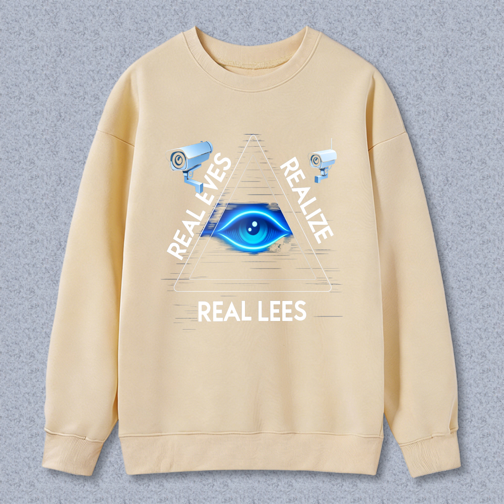 Dorawear™ Eye In Triangle Real Eyes Realize Real Lees Unisex Classic Sweatshirt