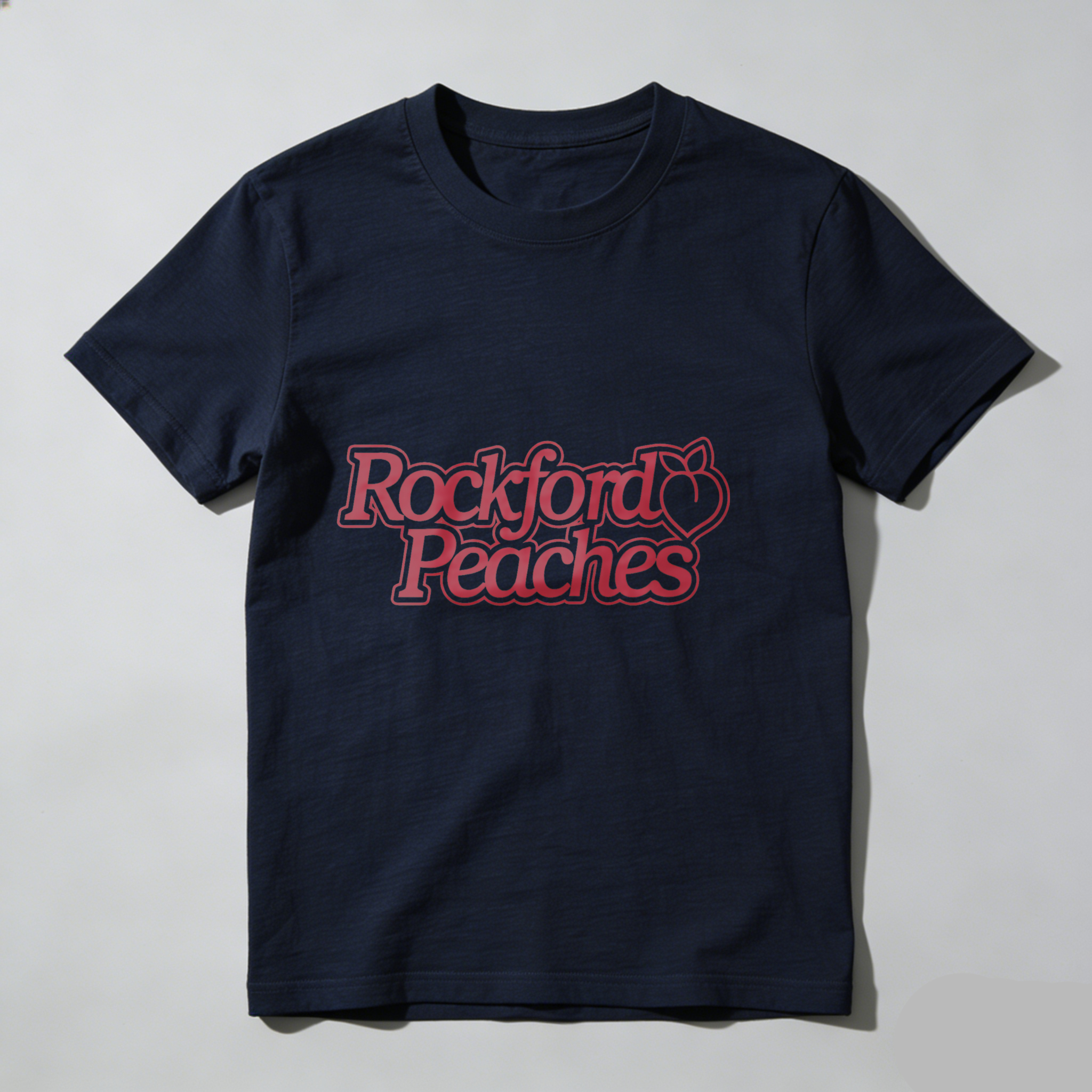Dorawear™Rockford Peaches Logo Design T Shirt