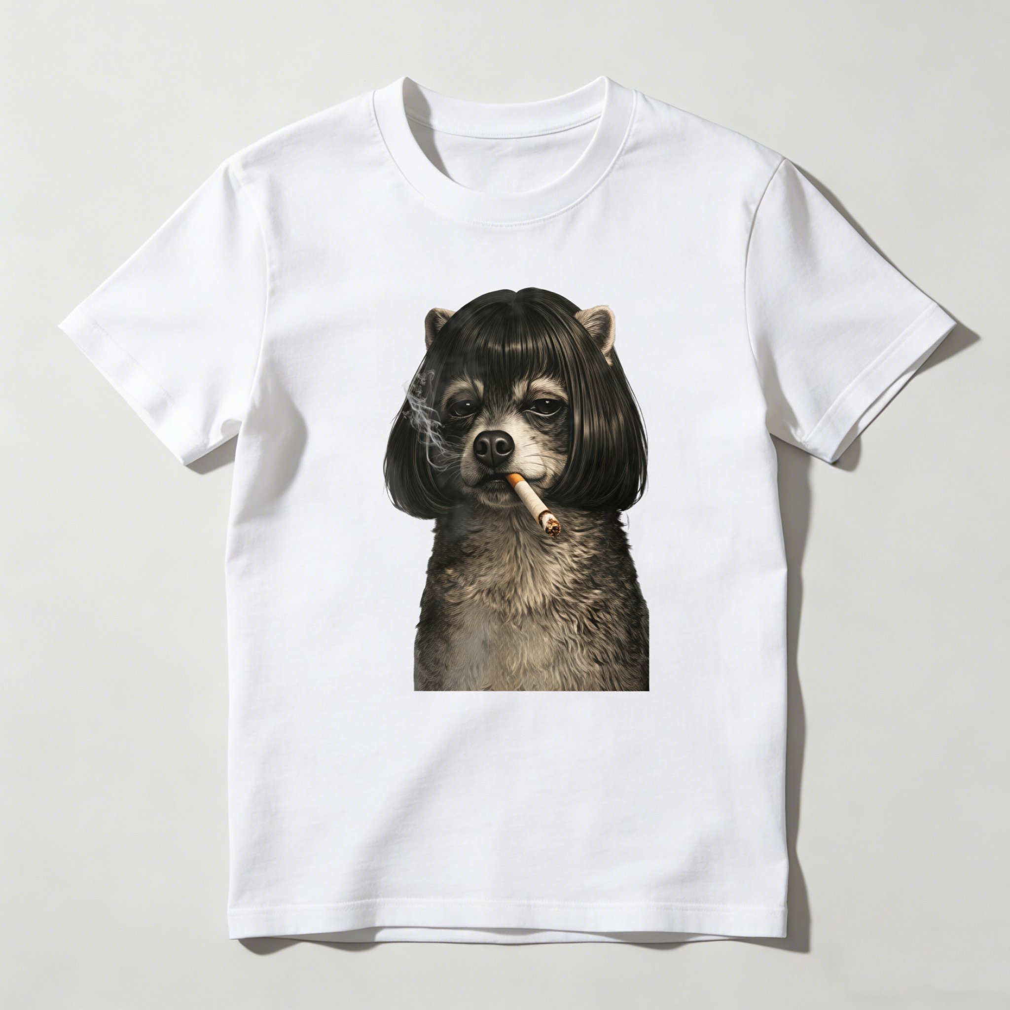 Dorawear™ Dog With Hair And Cigarette T Shirt