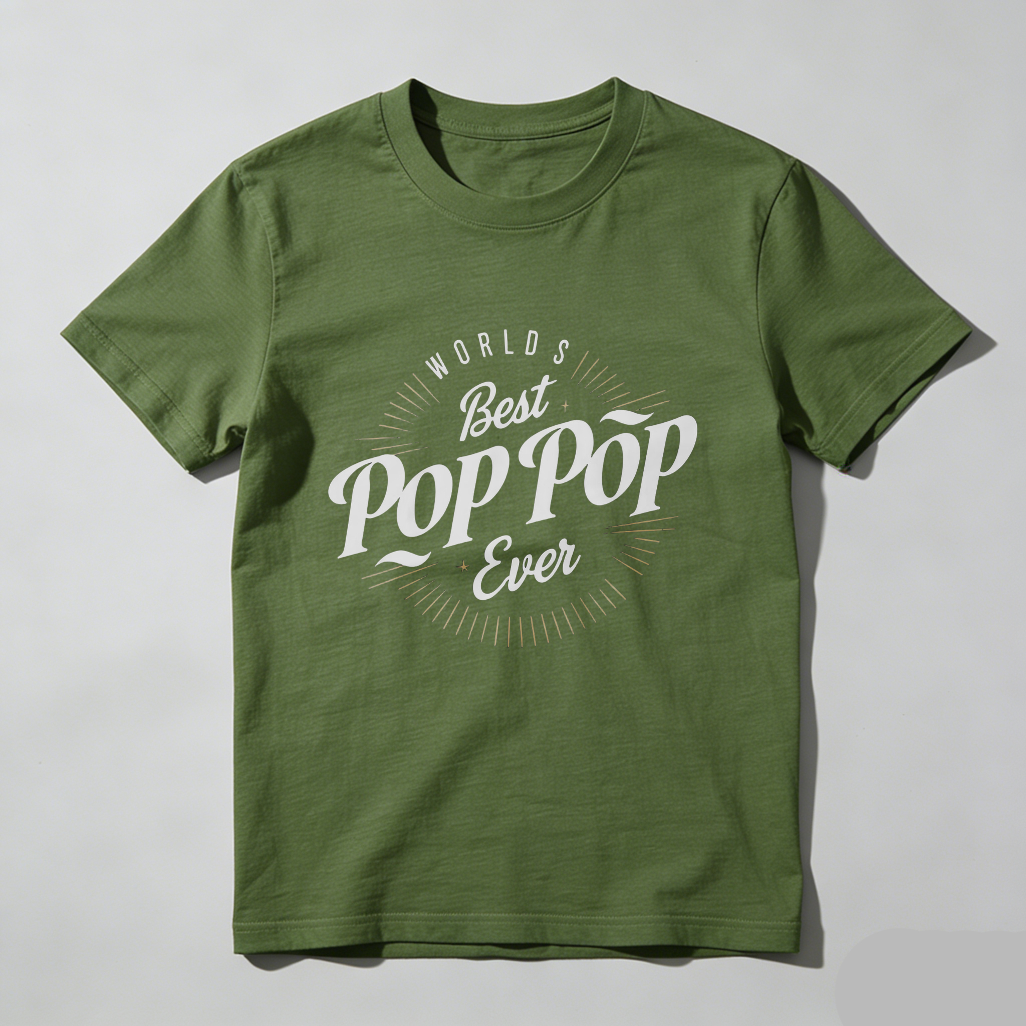 Dorawear™  Worlds Best Pop Pop Ever T Shirt
