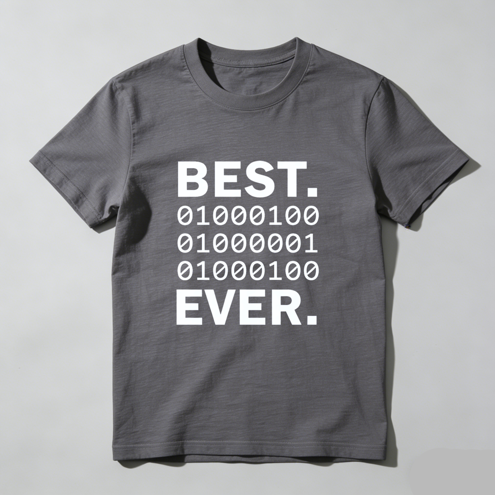 Dorawear™ Best Binary Code Ever Pure Cotton Short Sleeve T Shirt-Dorawear