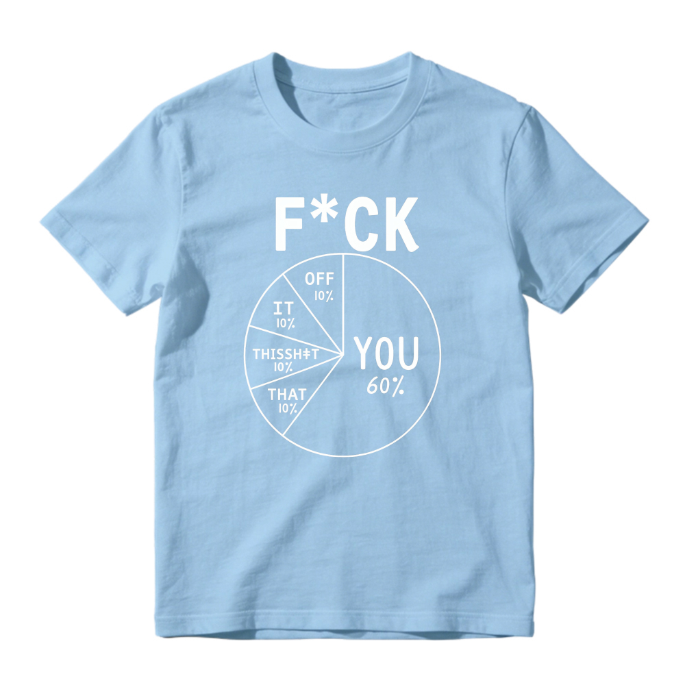 Funny Pie Chart Humor Graphic Unisex Classic T-shirt