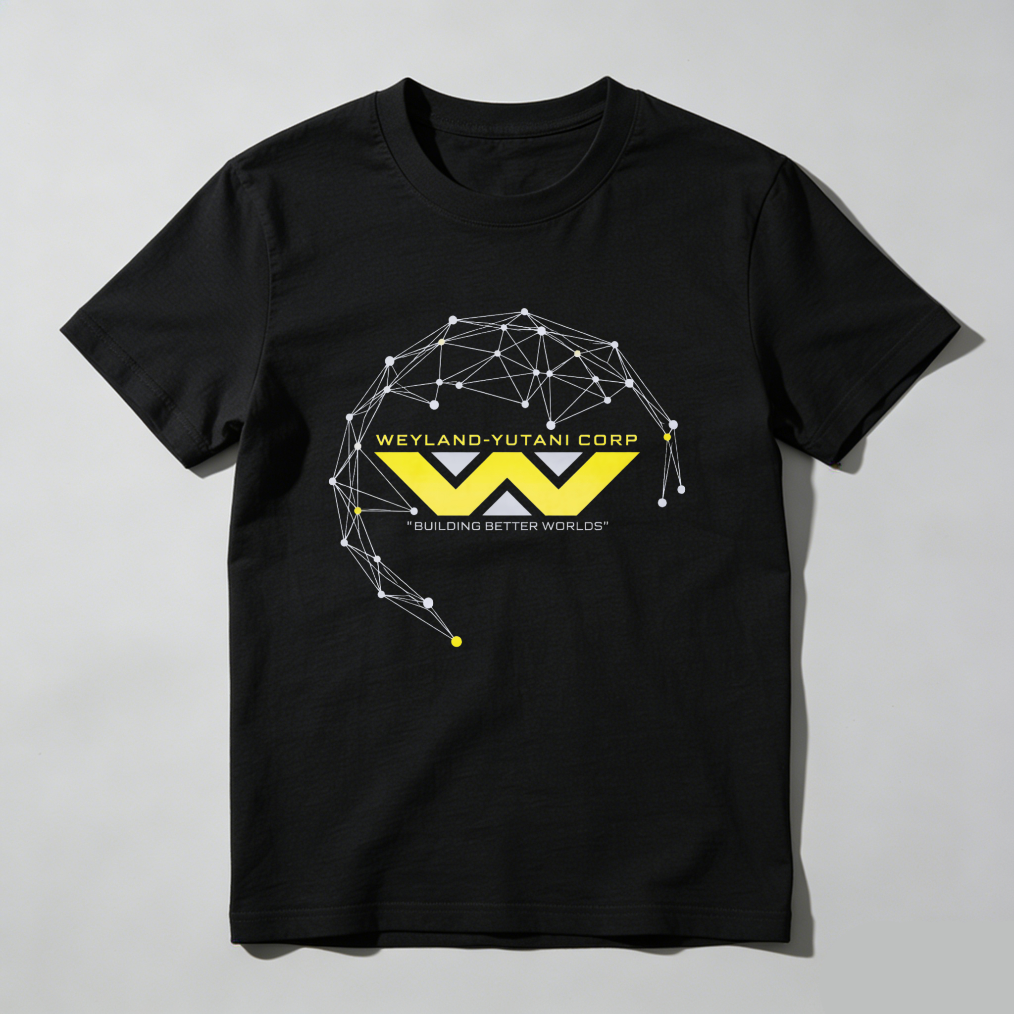 Dorawear™ Weyland Yutani Corp Logo Design Pure Cotton Short Sleeve T-Shirt-Dorawear
