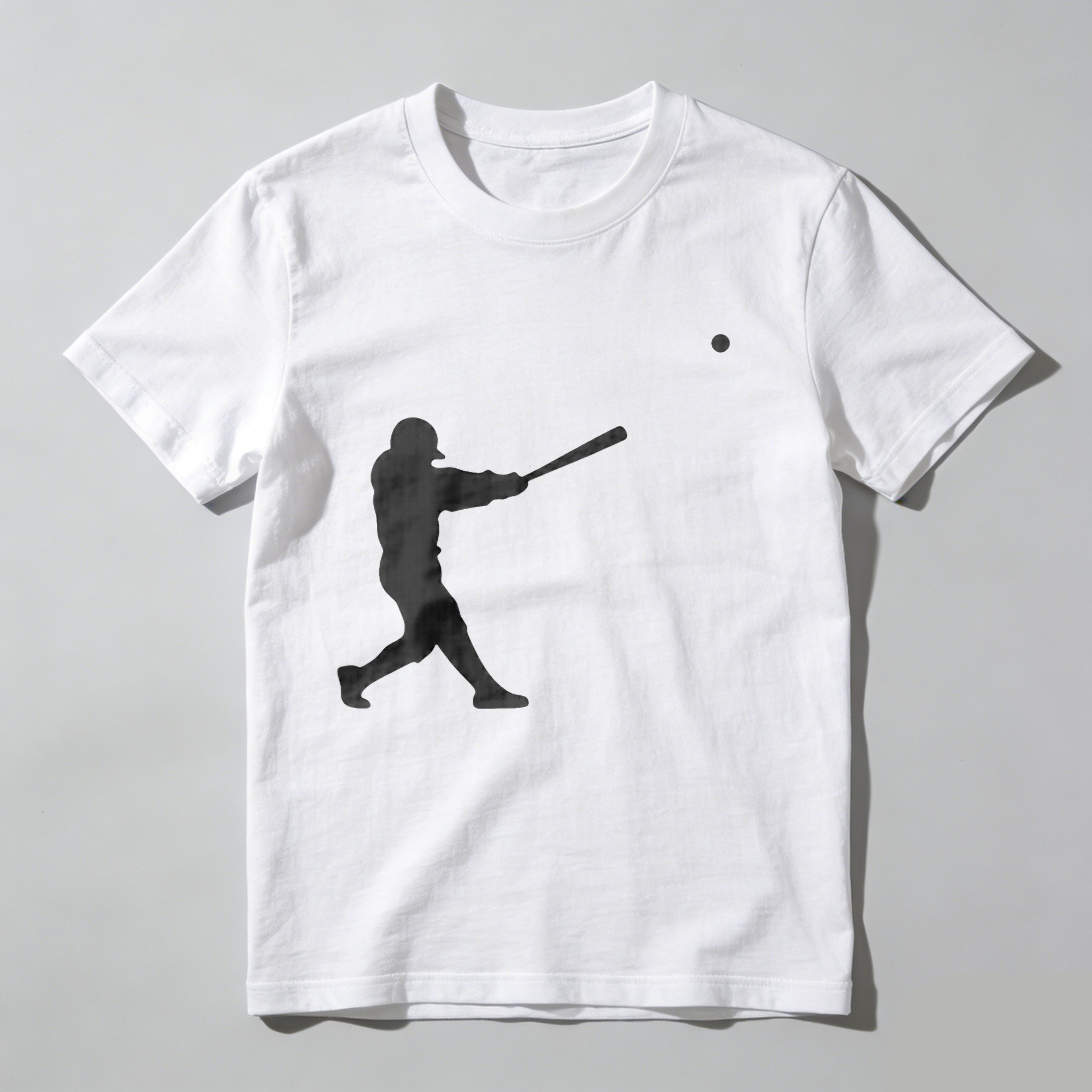 Dorawear™ Baseball Player Swinging Bat With Ball  T Shirt