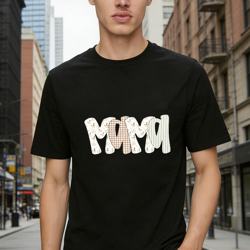 Dorawear™Mama Patterned Text Design Unisex Classic T-shirt