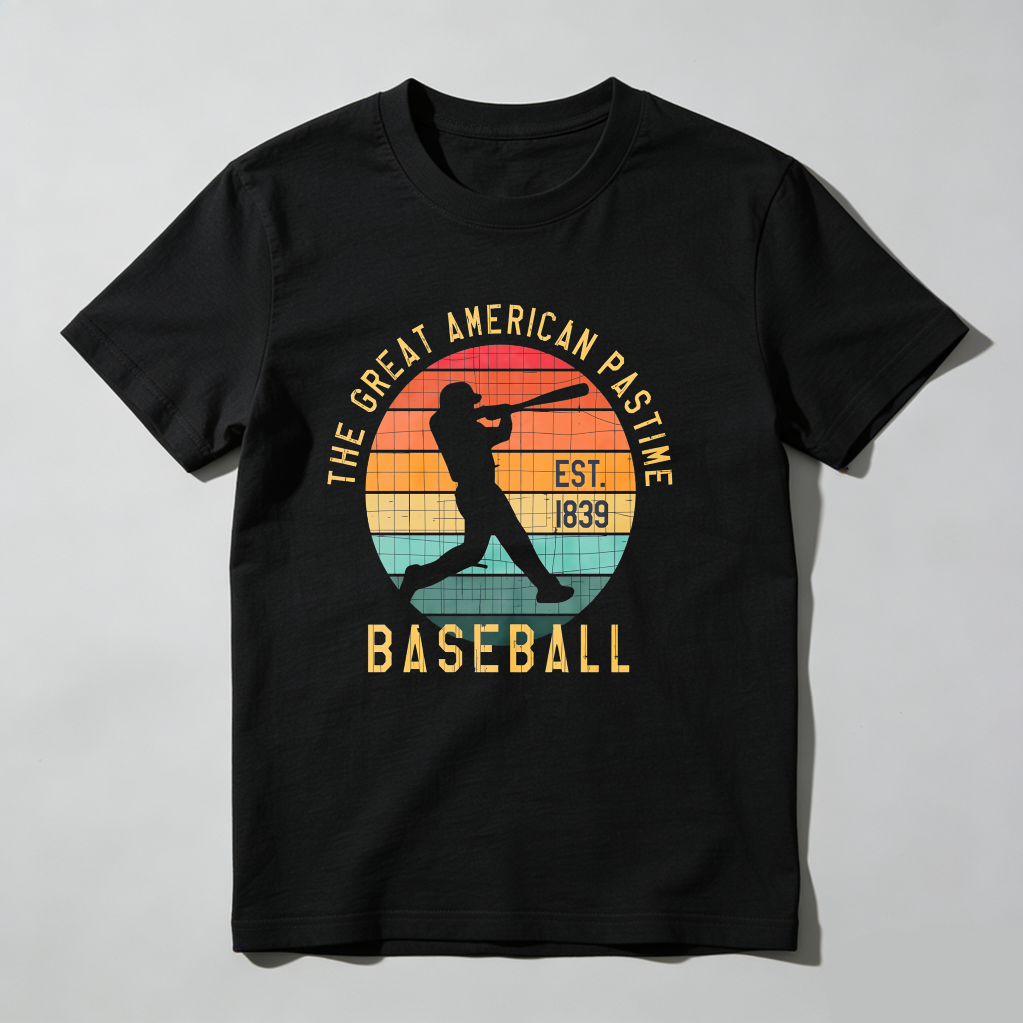 Dorawear™The Great American Pastime Baseball Est 1839 T Shirt