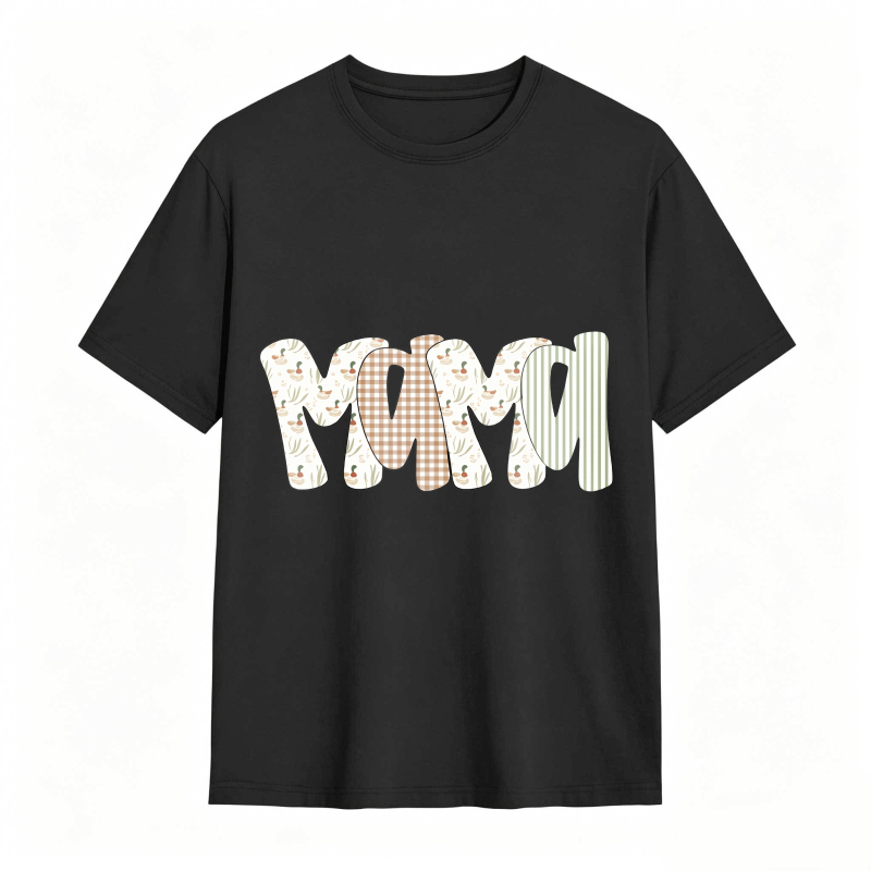 Dorawear™Mama Patterned Text Design Unisex Classic T-shirt