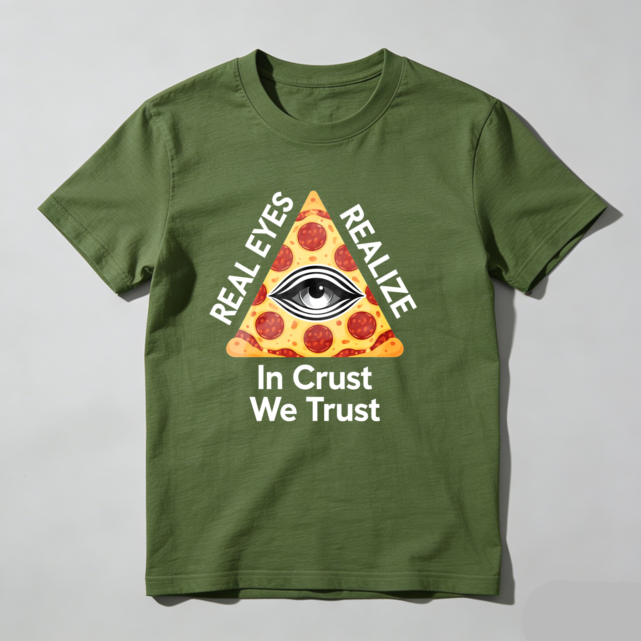 Dorawear™Real Eyes Realize In Crust We Trust  T Shirt