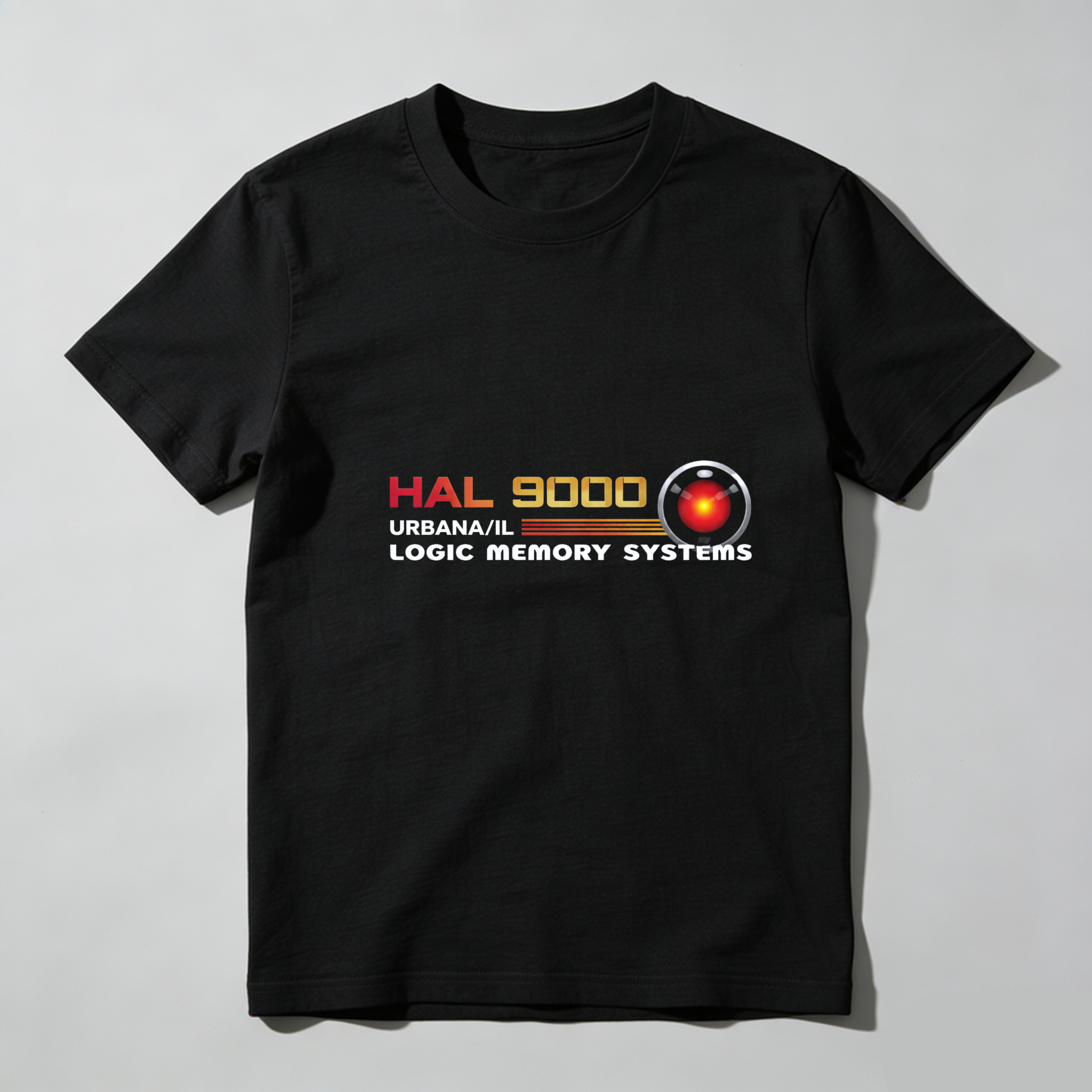 Dorawear™ Hal 9000 Logic Memory Systems Pure Cotton Short Sleeve T Shirt-Dorawear