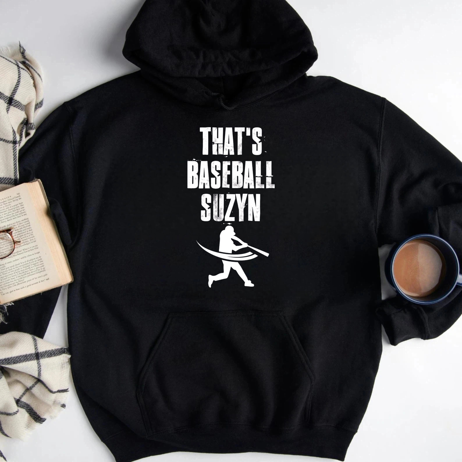 Dorawear™ Thats Baseball Suzyn Hoodie Sweatshirt Unisex Casual Sporty Graphic Pullover With Baseball Player Design For Fans And Enthusiasts-Dorawear