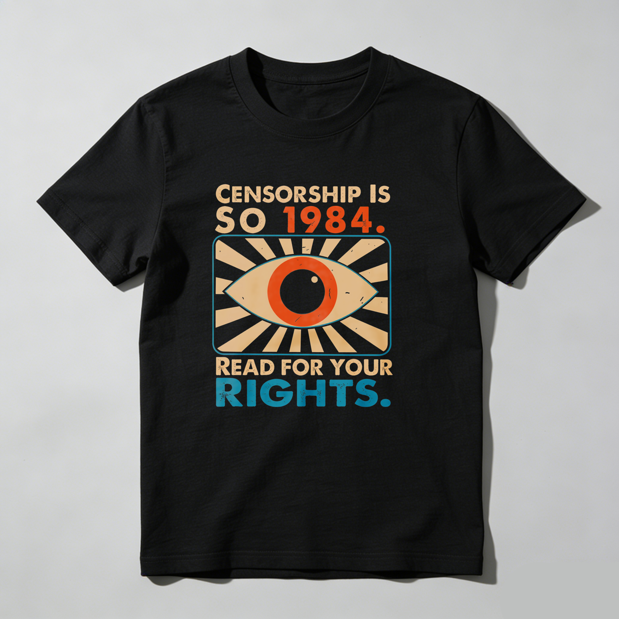 Dorawear™ Censorship Is So 1984 Read For Your Rights T Shirt