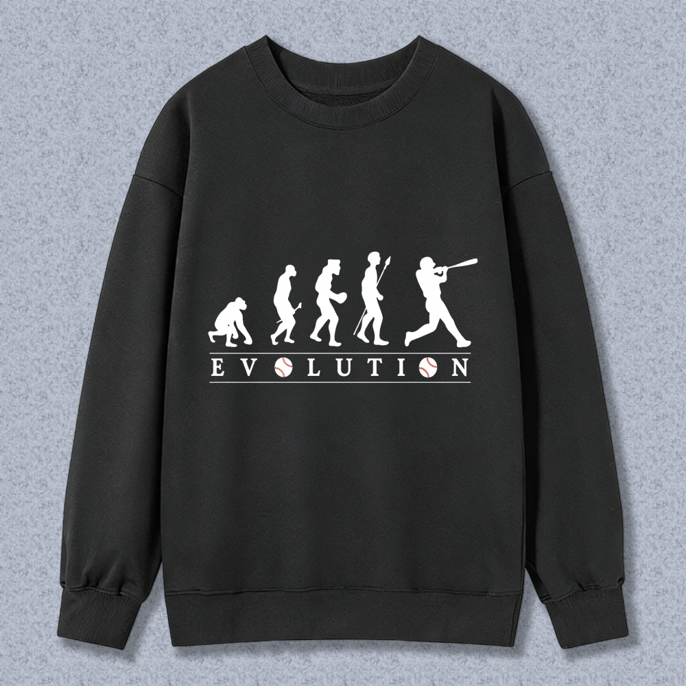 Dorawear™ Evolution Baseball Player Design Unisex Classic Sweatshirt