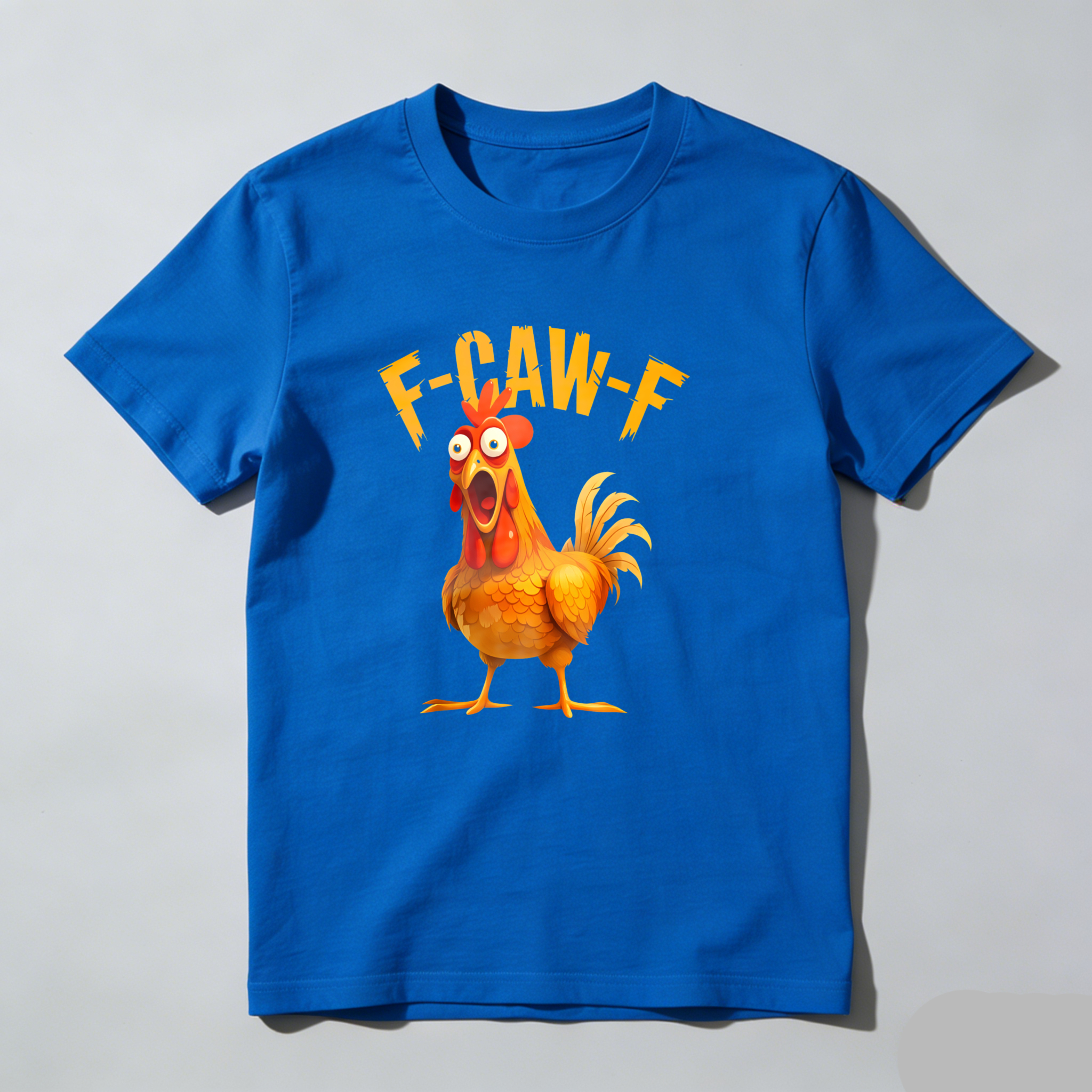 Dorawear™ F Caw F Rooster Cartoon Design T Shirt