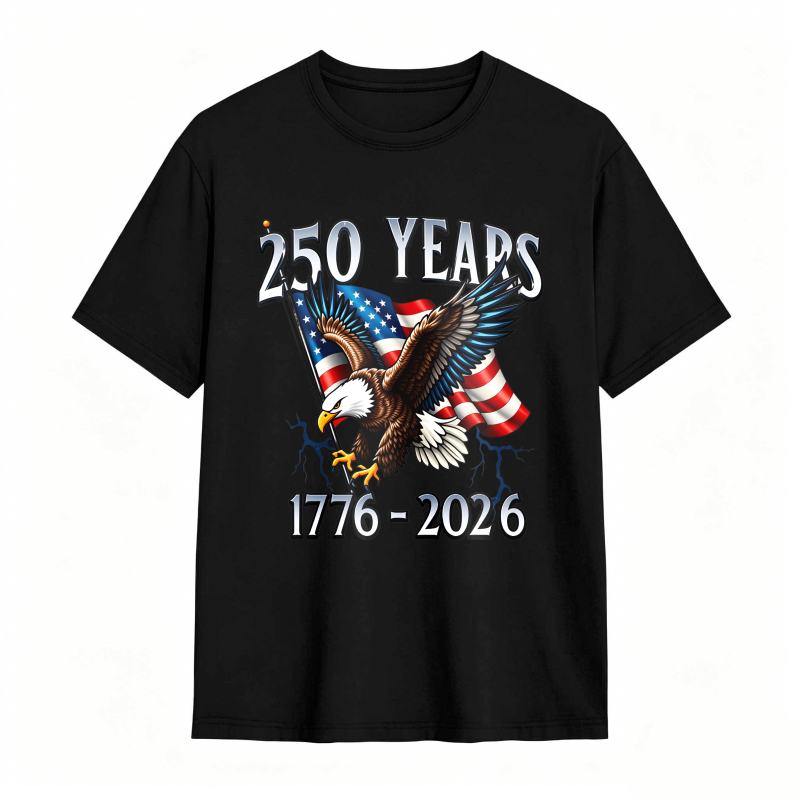 Dorawear™ 250 Years American Eagle Flag 1776 2026 Unisex Classic T-shirt