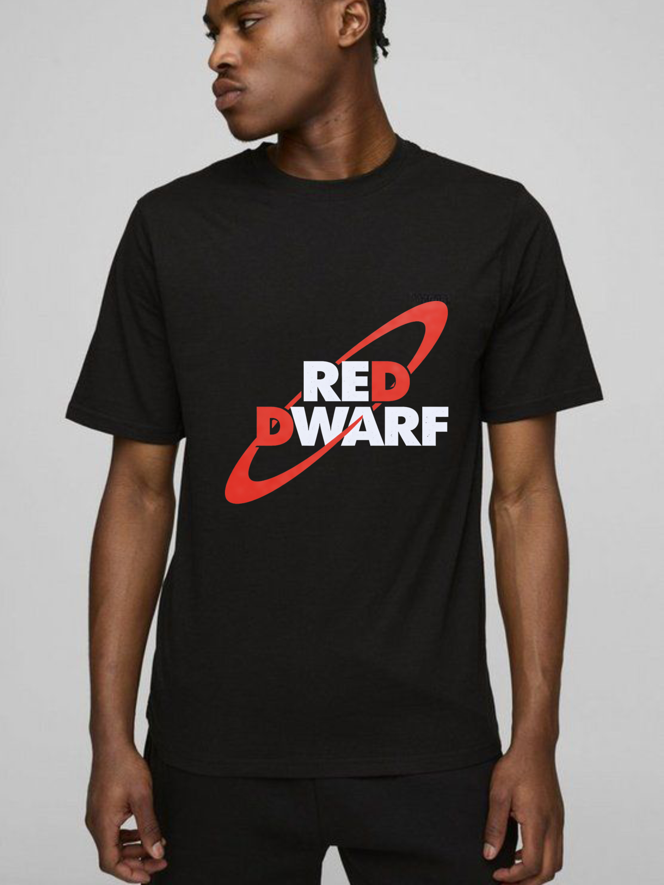 Dorawear™ Red Dwarf Logo Pure Cotton Short Sleeve T Shirt-Dorawear