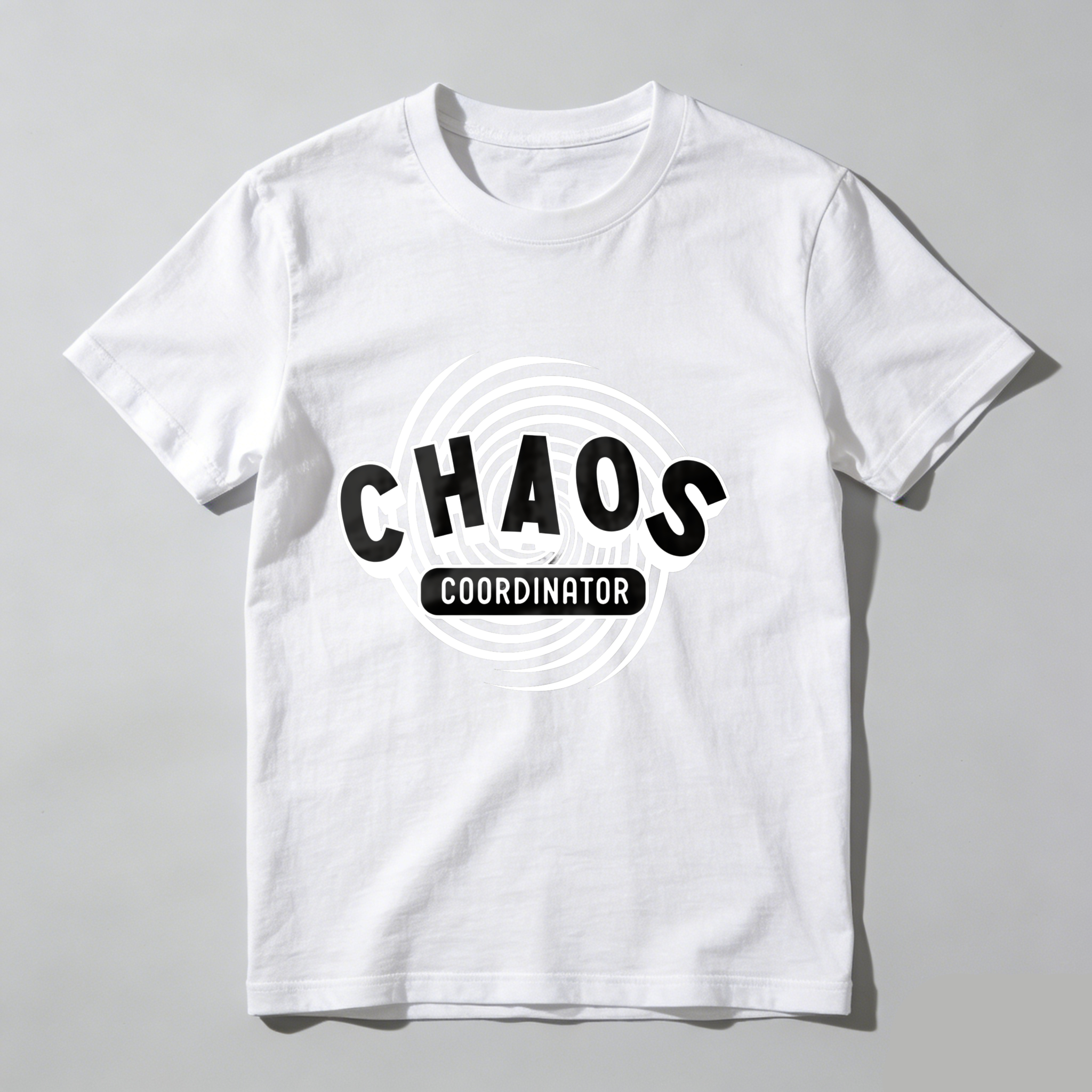 Dorawear™ Chaos Coordinator Spiral Design Pattern T Shirt