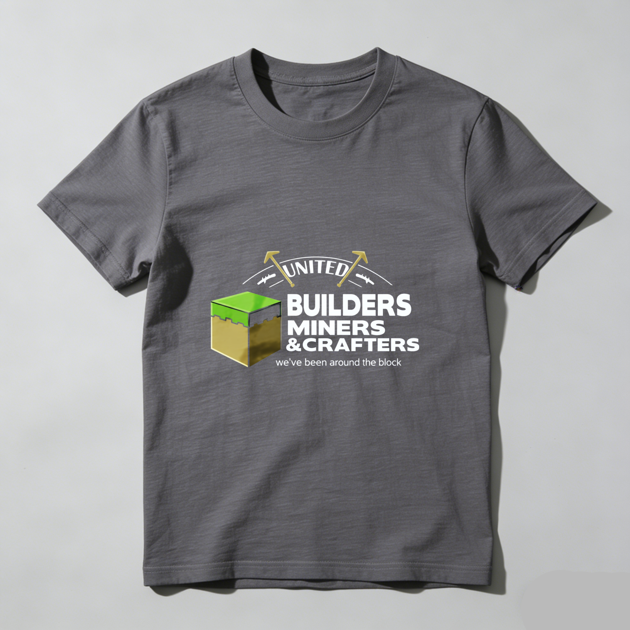 Dorawear™ United Builders Miners Crafters Pure Cotton Short Sleeve T Shirt-Dorawear