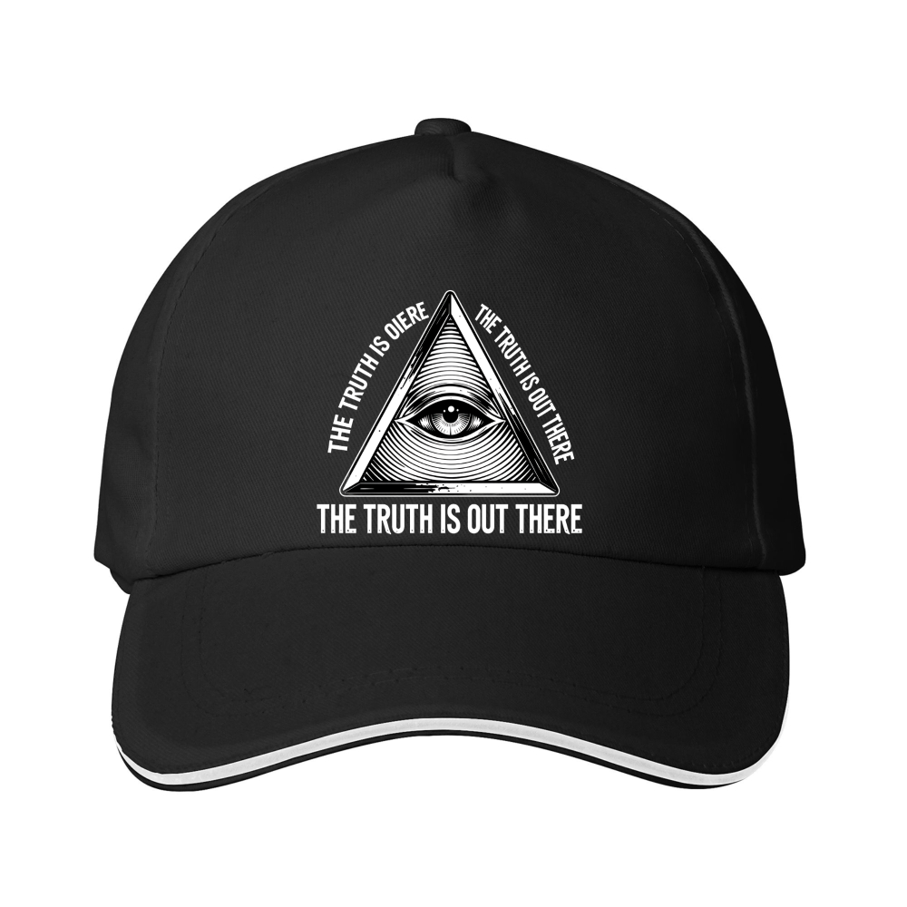 Dorawear™ Baseball Cap  All Seeing Eye With The Truth Is Out There Text Casual Wear For Men And Women