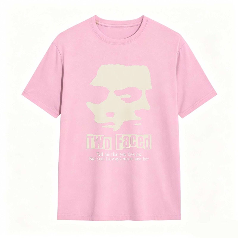 Dorawear™Two Faced Skull Design With Quote Unisex Classic T-shirt