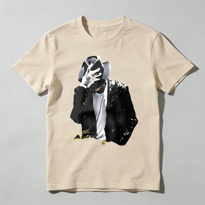 Dorawear™ Michael Jackson Iconic Pose With Glove And Hat T Shirt 100% cotton