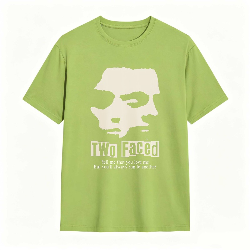 Dorawear™Two Faced Skull Design With Quote Unisex Classic T-shirt