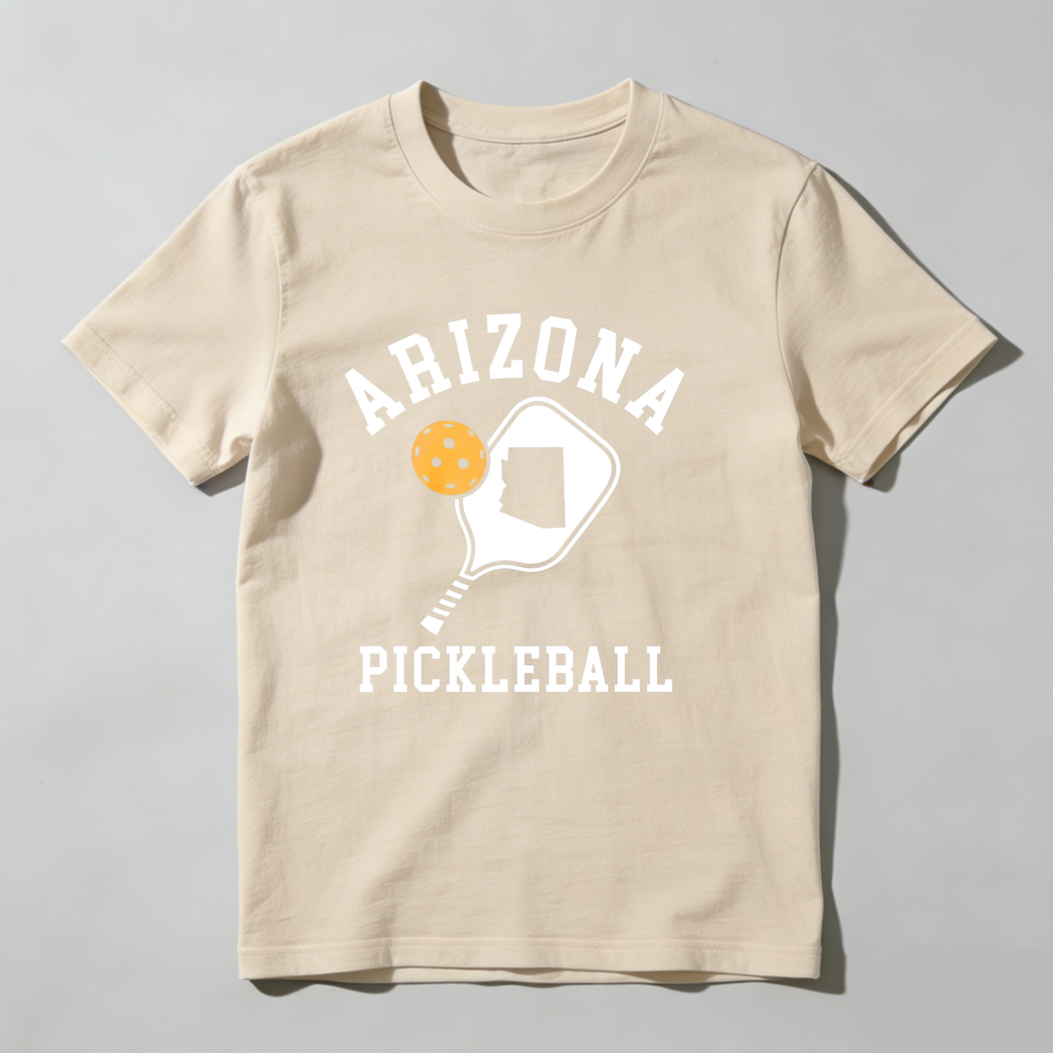 Dorawear™Arizona Pickleball Paddle And Ball Design T Shirt