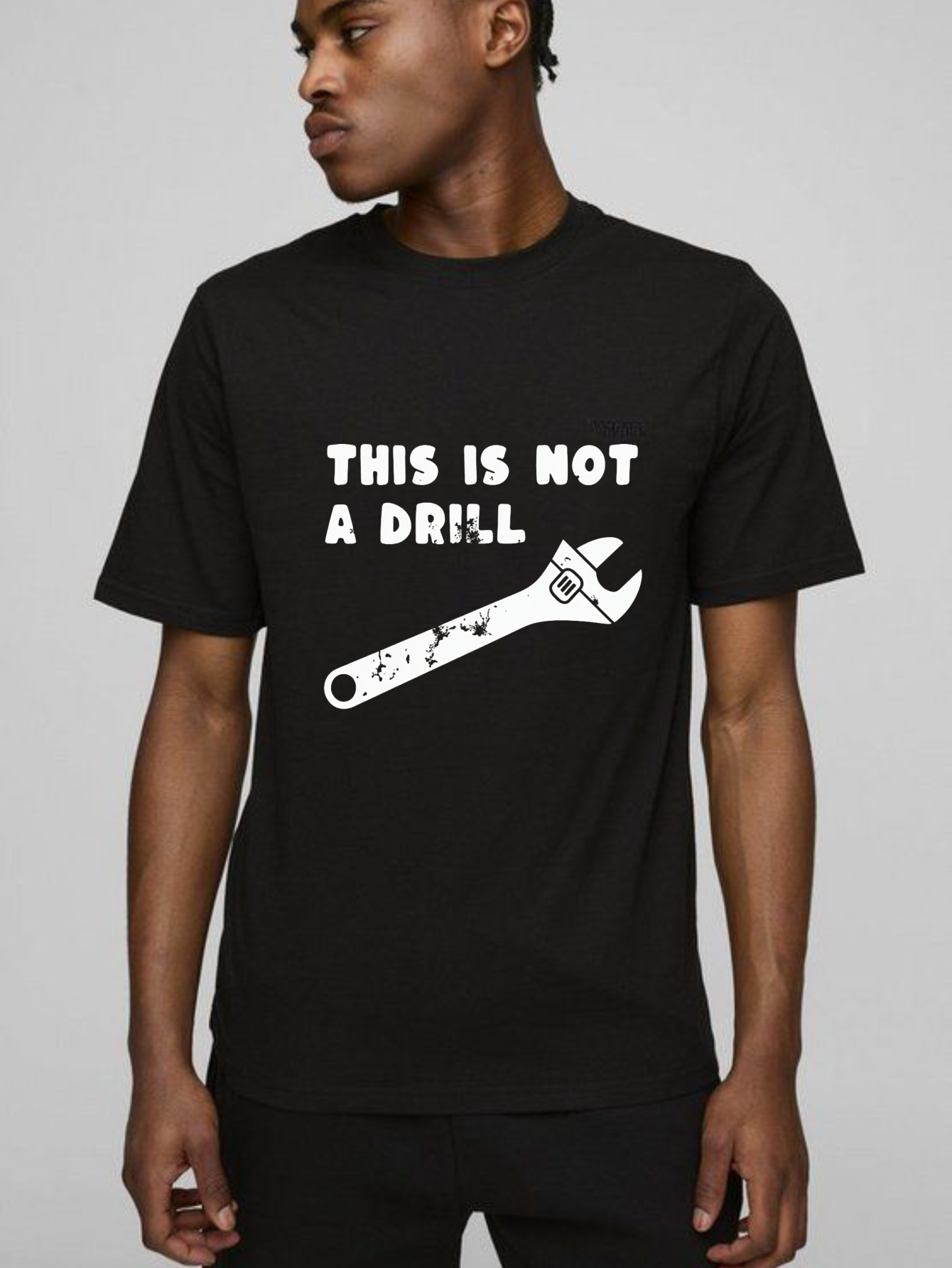 Dorawear™ This Is Not A Drill Wrench Print T Shirt