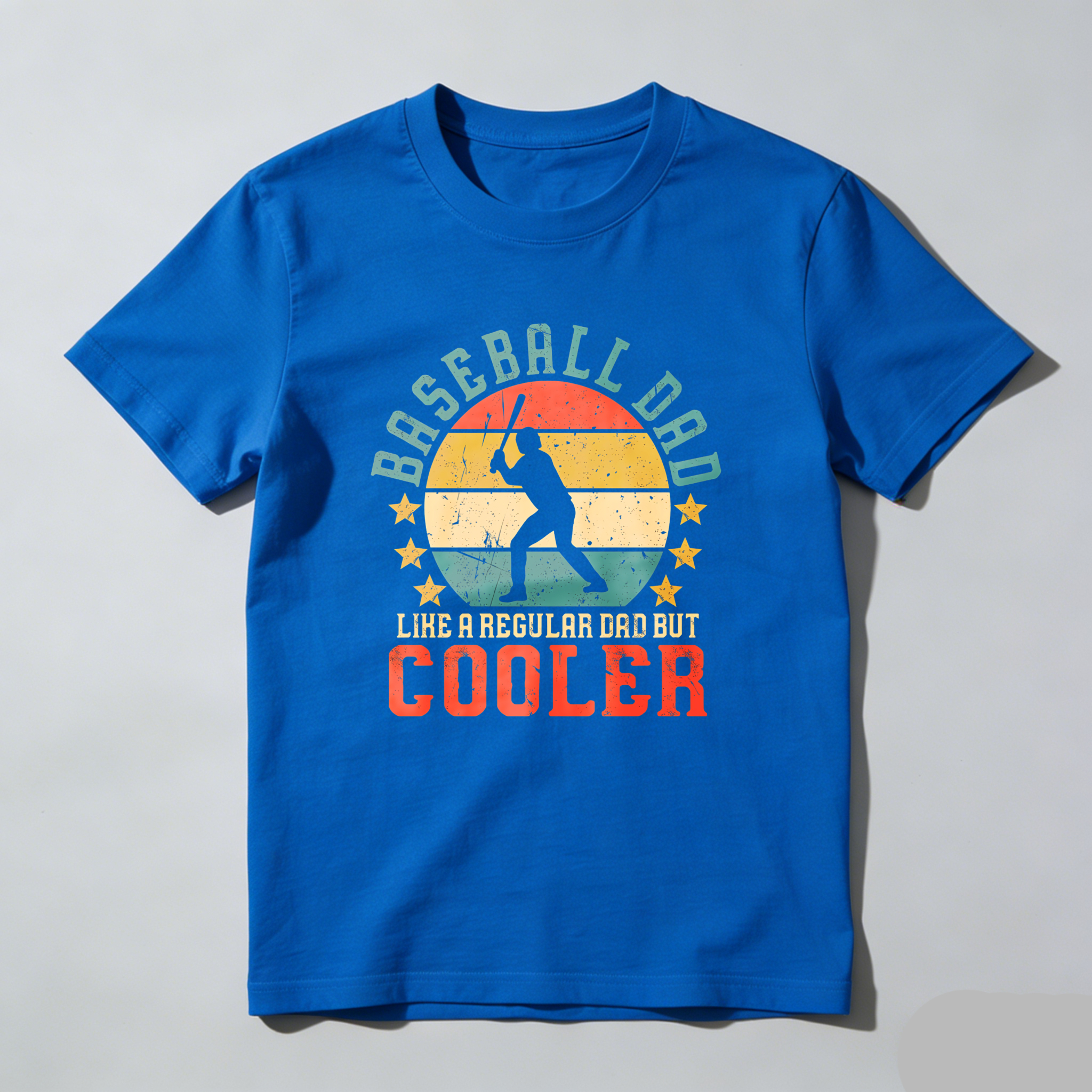 Dorawear™ Baseball Dad Like A Regular Dad But Cooler  T Shirt-Dorawear