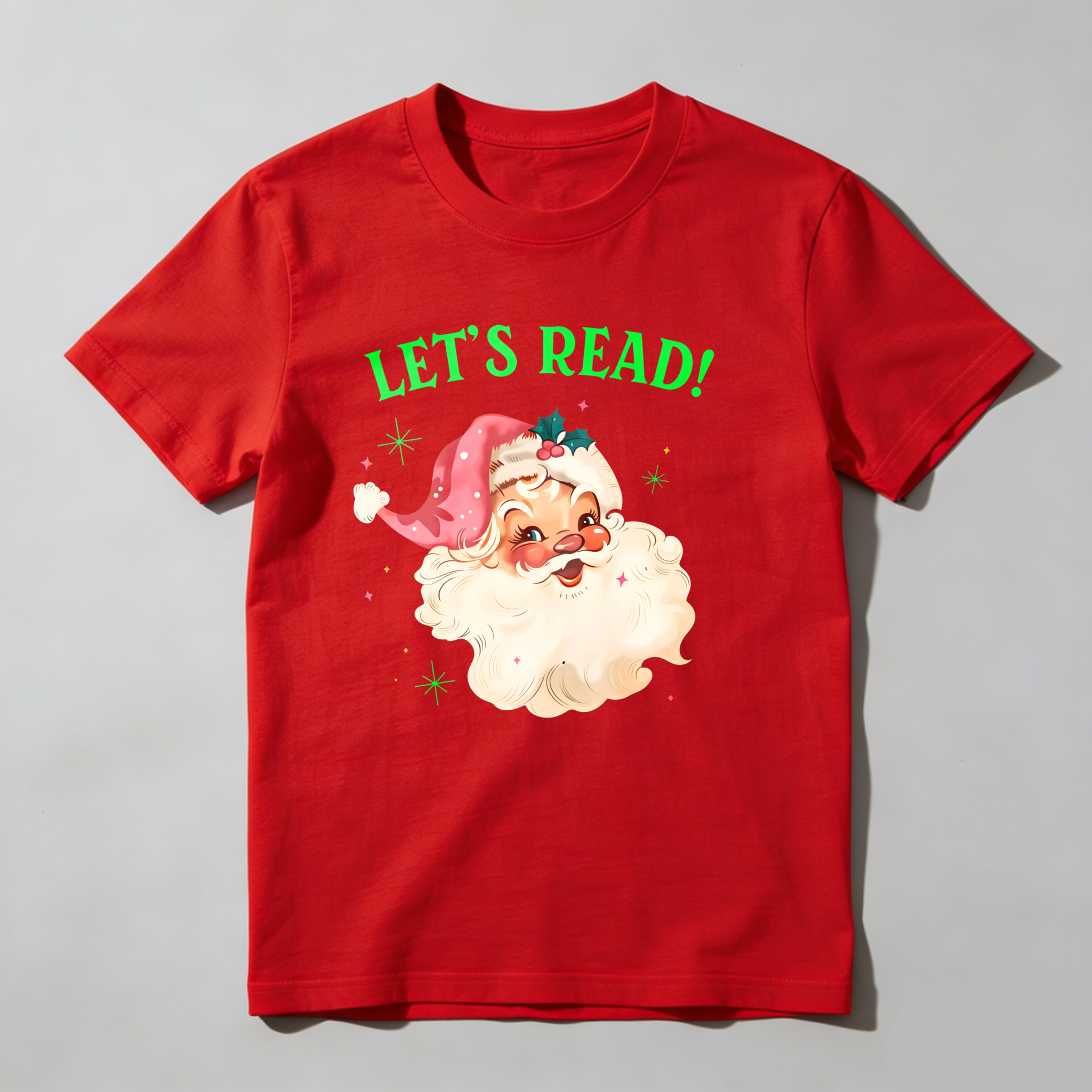Dorawear™ Santa Claus With Book And Stars T Shirt
