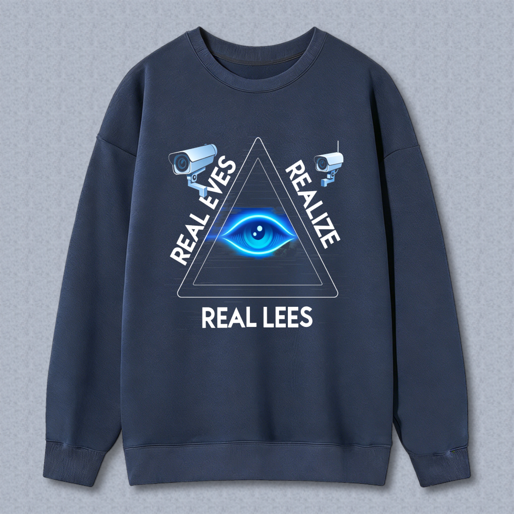 Dorawear™ Eye In Triangle Real Eyes Realize Real Lees Unisex Classic Sweatshirt