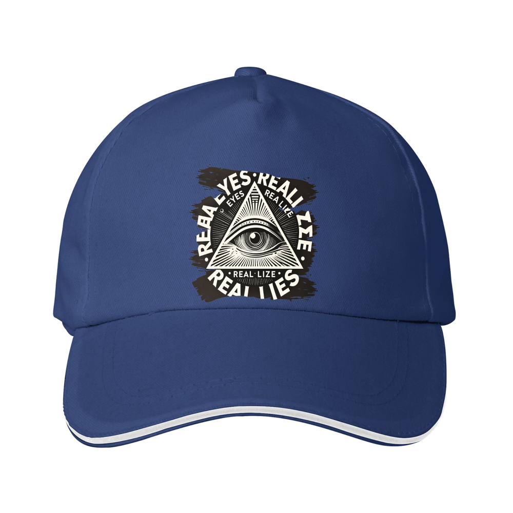 Dorawear™ Baseball Cap  All Seeing Eye And Realize Text Design For Casual Wear