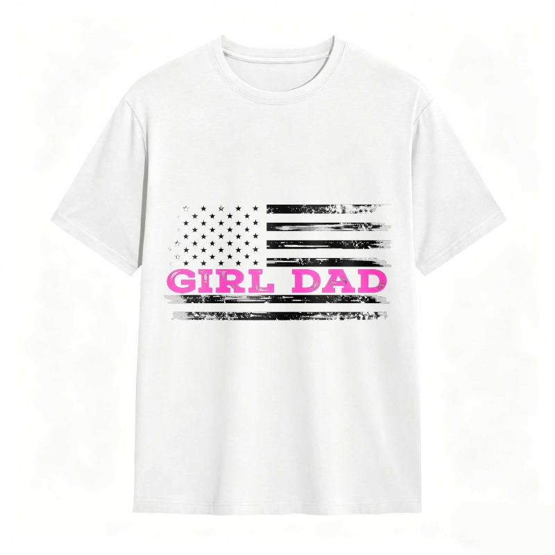 Dorawear™ American Flag Girl Dad Unisex Classic T-shirt
