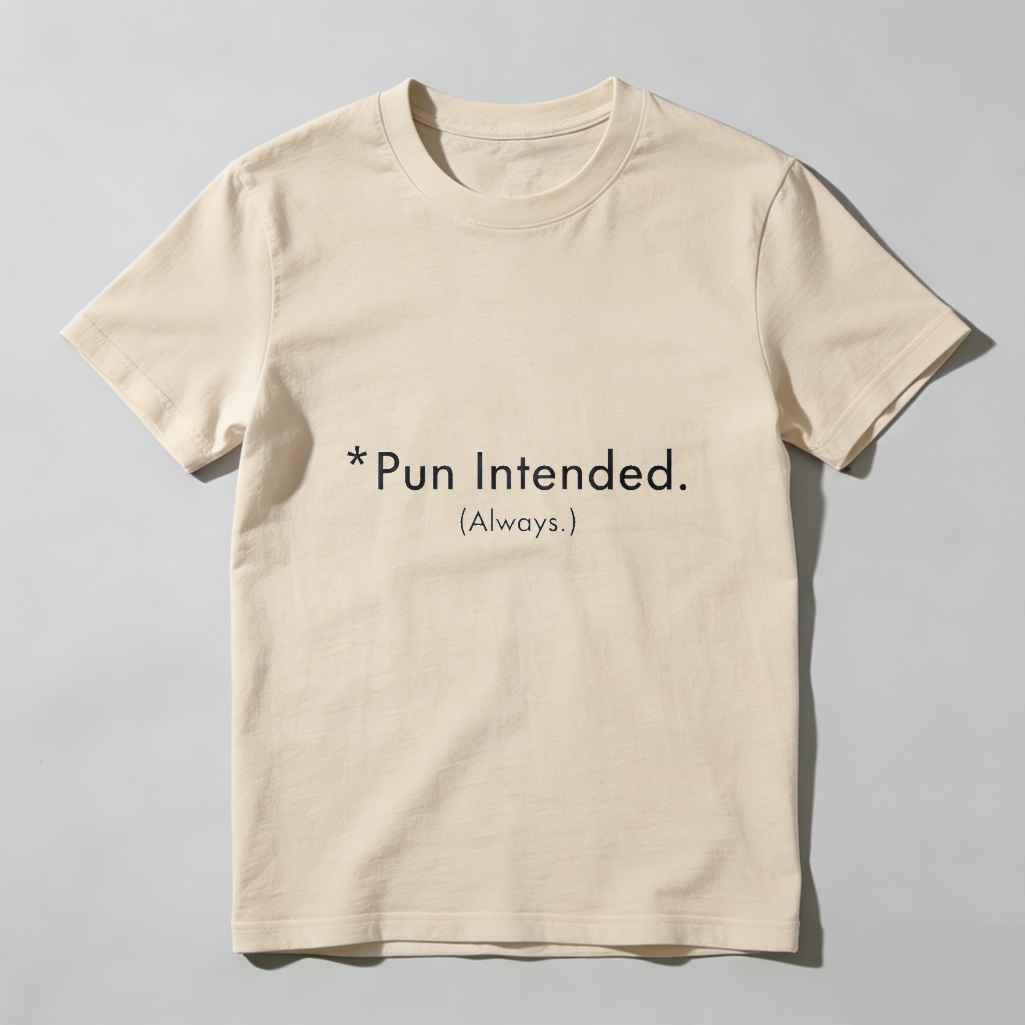 Dorawear™ Pun Intended Always Pure Cotton Short Sleeve T Shirt-Dorawear