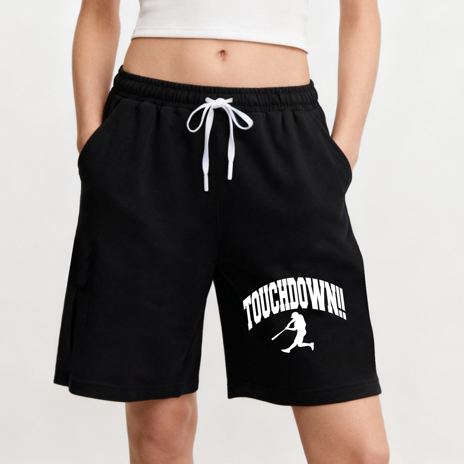 Dorawear™ Touchdown Football Player Graphic Shorts