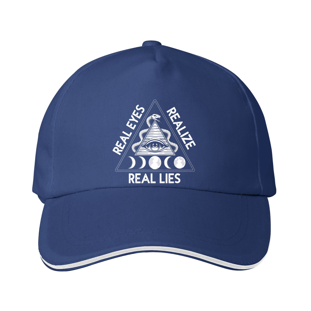 Dorawear™ Unisex Graphic Cap – Real Eyes Realize Real Lies Design