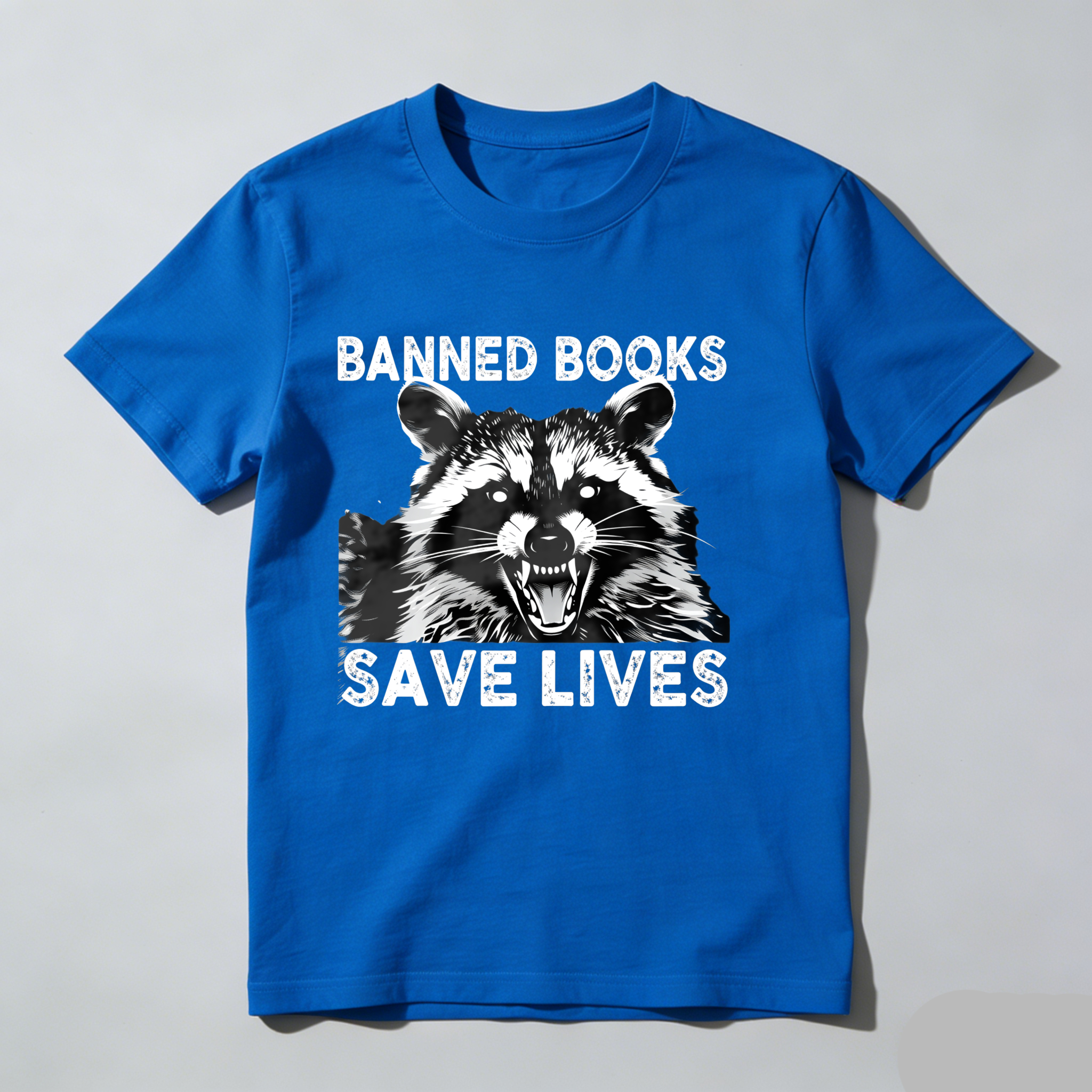 Dorawear™ Banned Books Save Lives Raccoon T Shirt