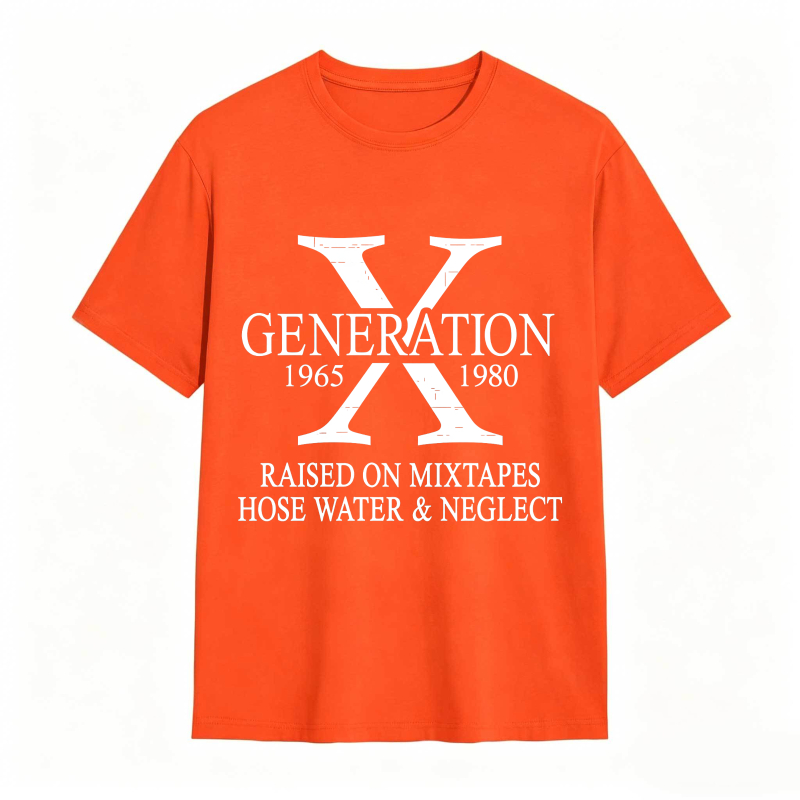 Dorawear™ X Generation 1965 1980 Raised On Mixtapes Hose Water And Neglect Unisex Classic T-shirt