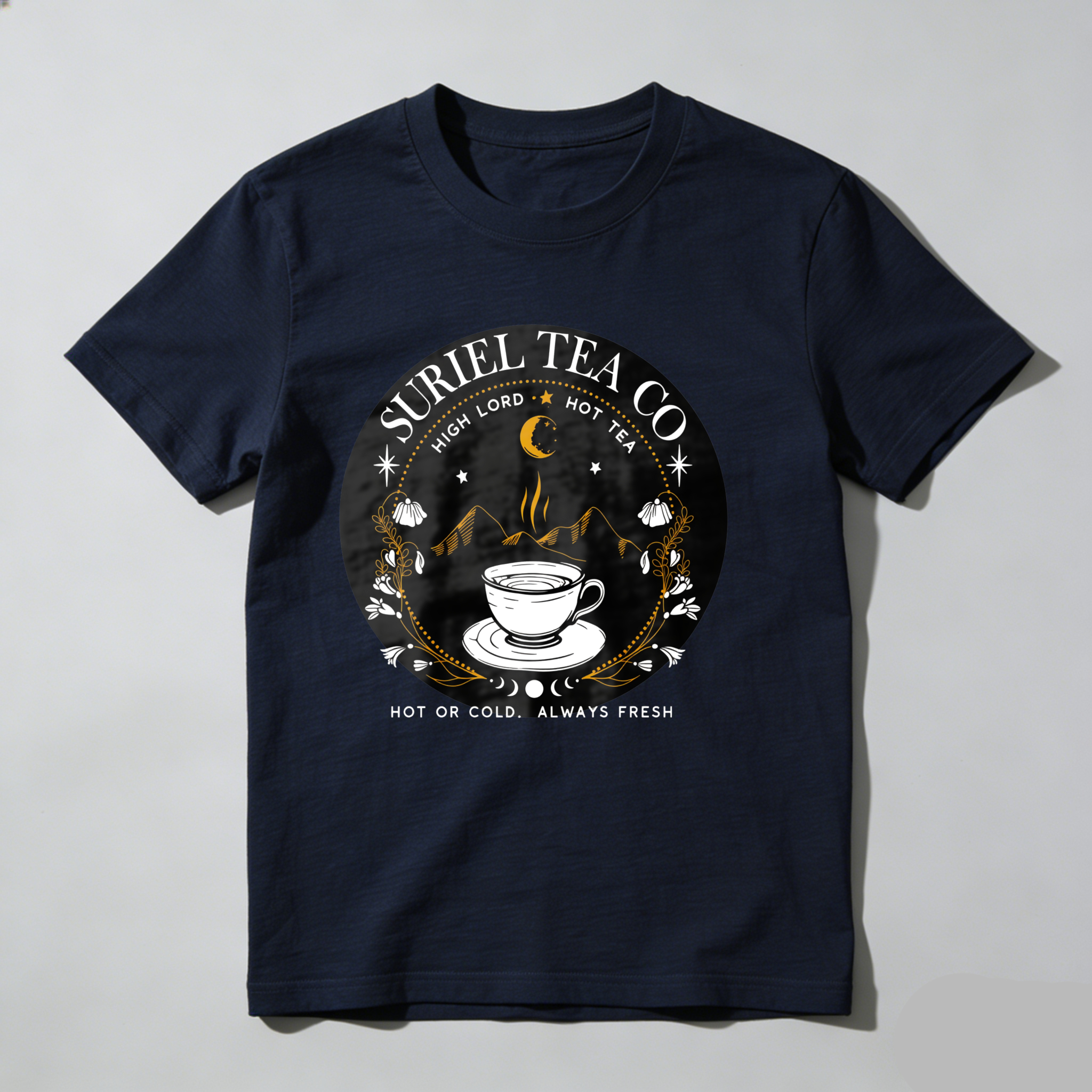 Dorawear Suriel Tea Co High Lord Hot Tea T Shirt