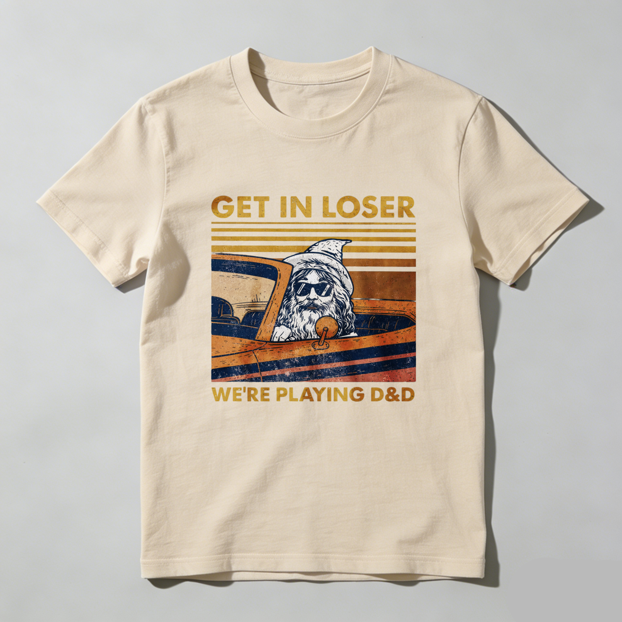 Dorawear™ Get In Loser We Re Playing D And D Pure Cotton Short Sleeve T Shirt-Dorawear