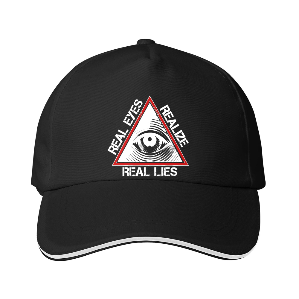 Dorawear™ Unisex Graphic Cap – Real Eyes Realize Real Lies Design