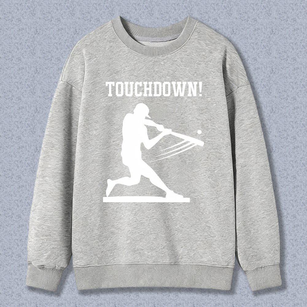 Dorawear™ Touchdown Baseball Player Silhouette Unisex Classic Sweatshirt