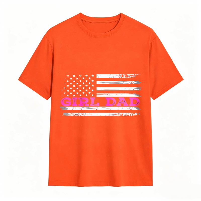 Dorawear™ American Flag Girl Dad Unisex Classic T-shirt