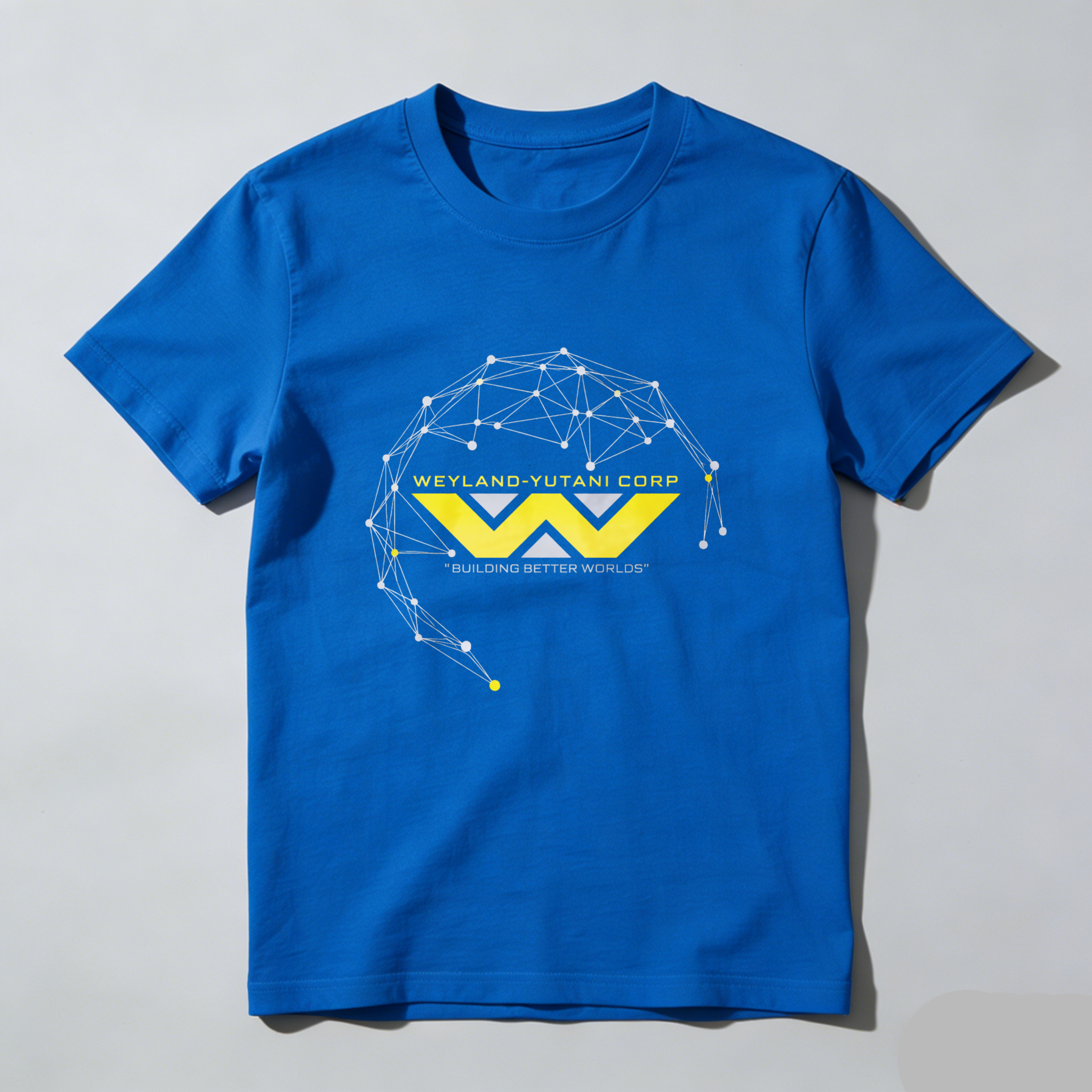 Dorawear™ Weyland Yutani Corp Logo Design Pure Cotton Short Sleeve T-Shirt-Dorawear