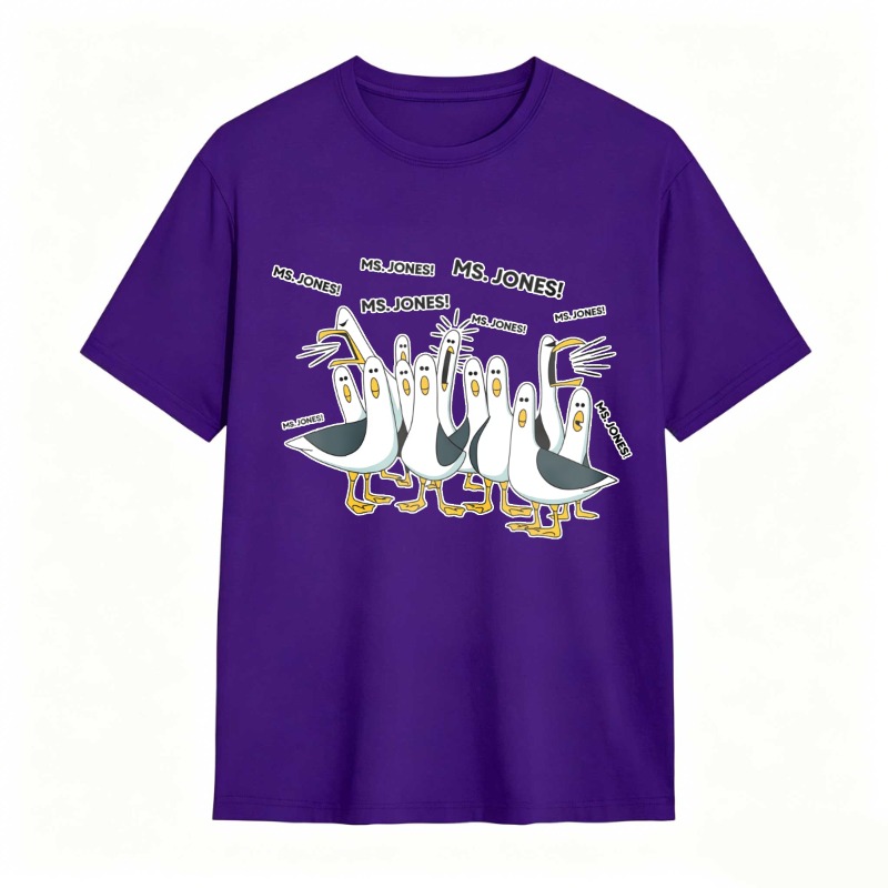 Dorawear™ Ducks Chasing Ms Jones tshirt 100% cotton