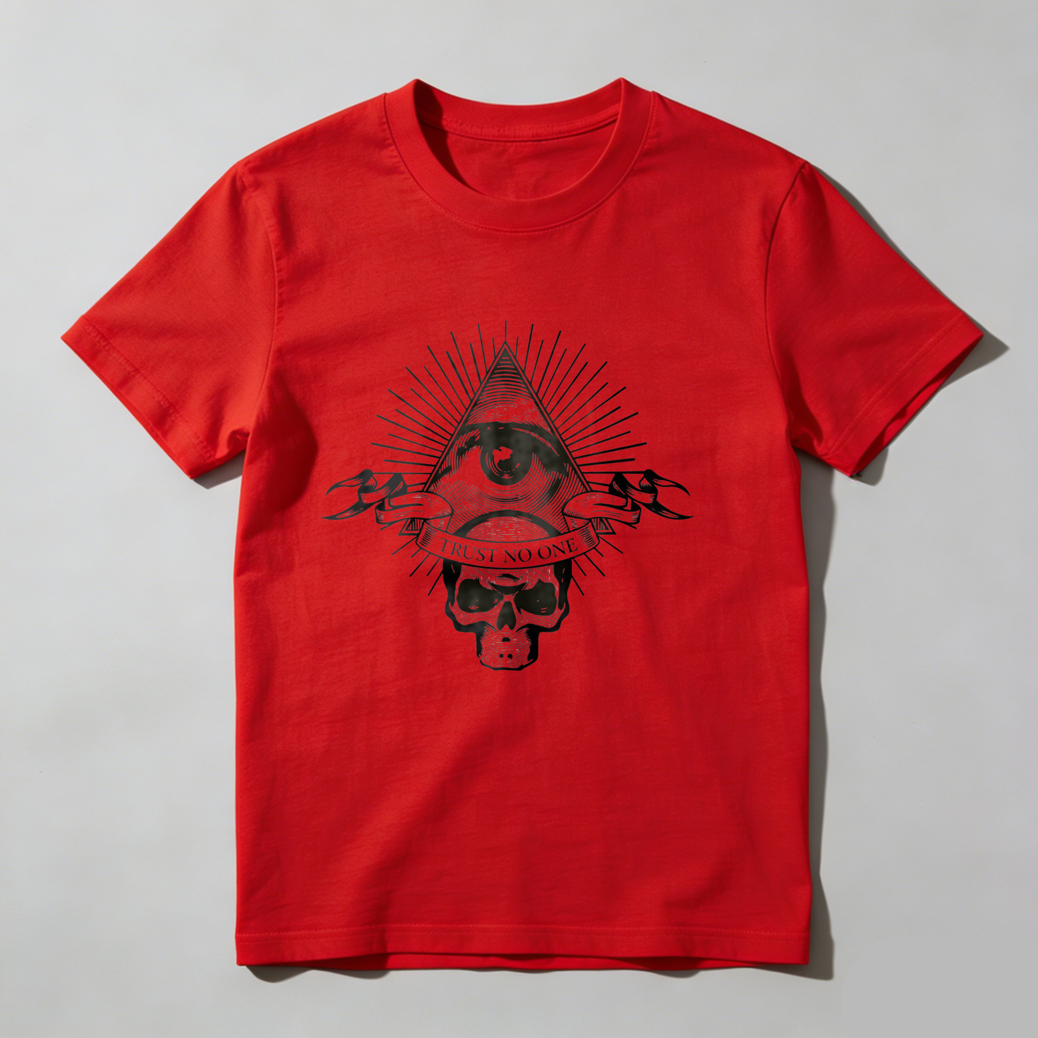 Dorawear™All Seeing Eye Skull Pyramid Symbol  T Shirt