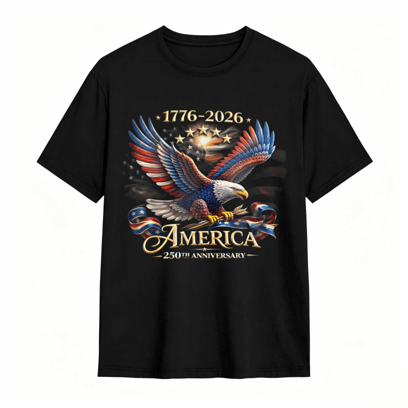 Dorawear™   American Eagle 1776 2026 America 250th Anniversary T-shirt