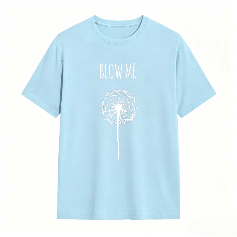Dorawear™ Dandelion Blow Me Text Design Unisex Classic T-shirt