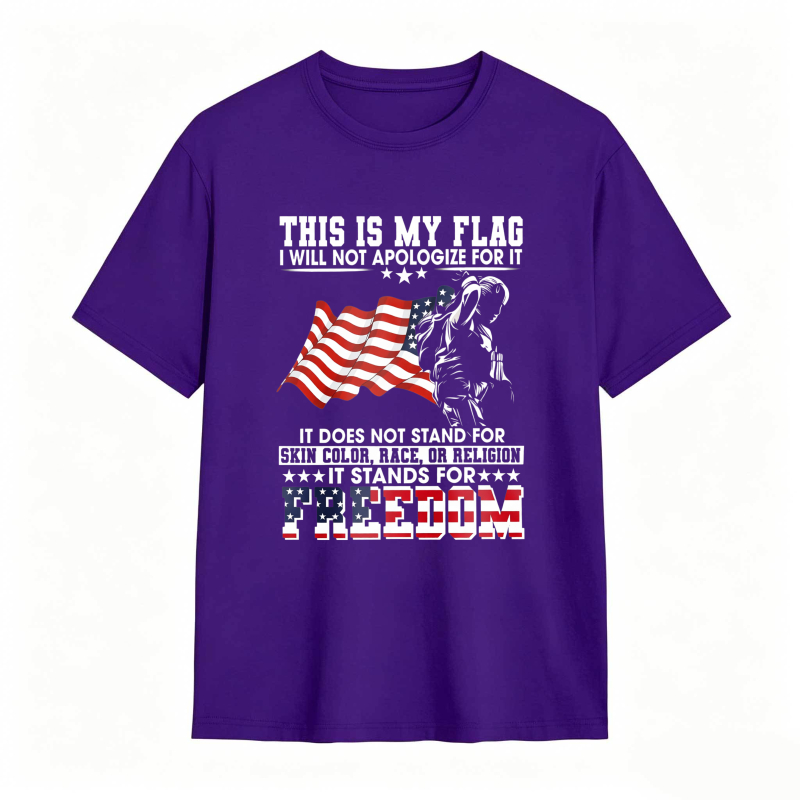 Dorawear™ American Flag Skeleton Freedom Statement Unisex Classic T-shirt