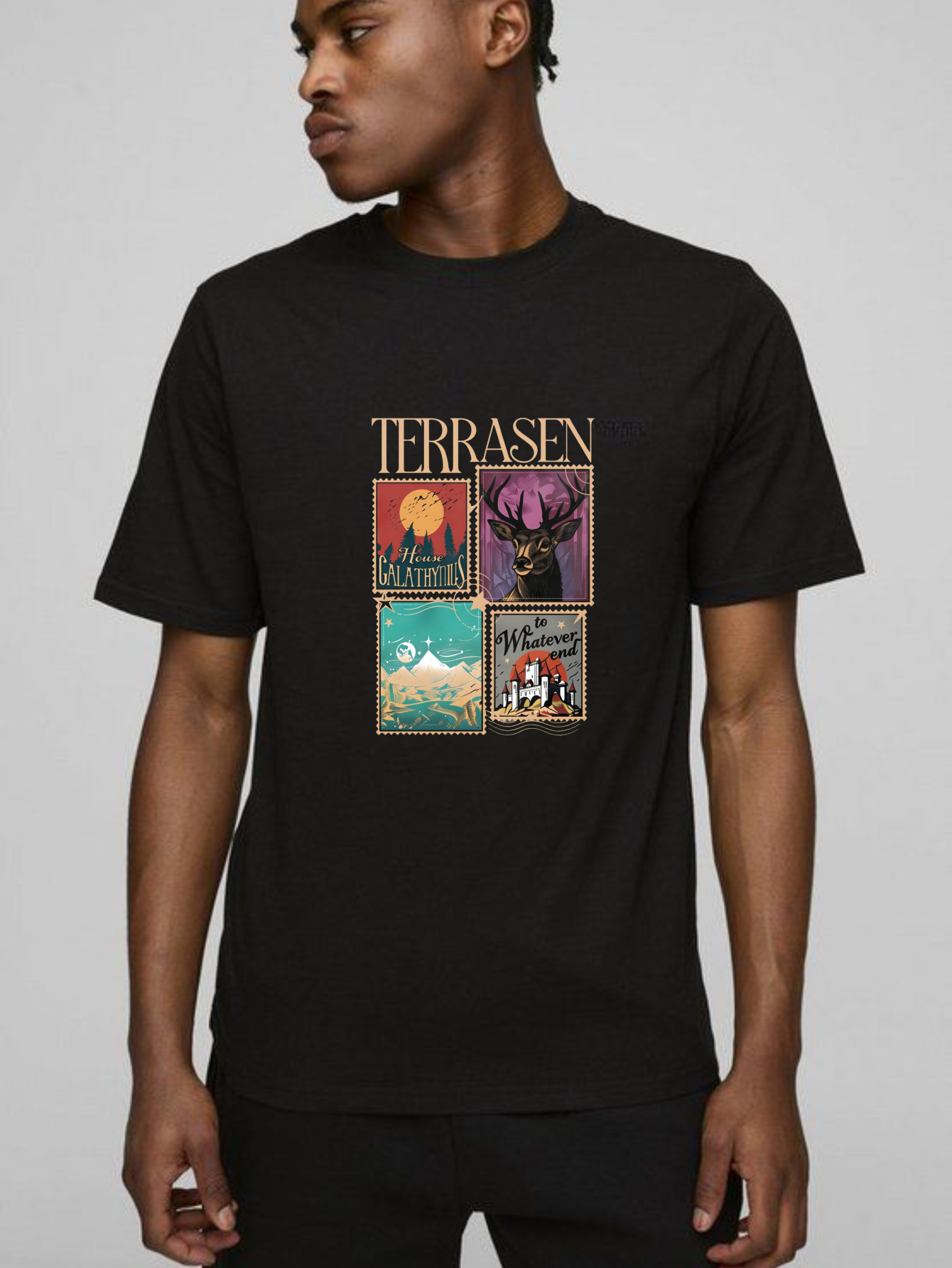 Dorawear™ Terrasen Mountain Glathria Stag Whateverland T Shirt