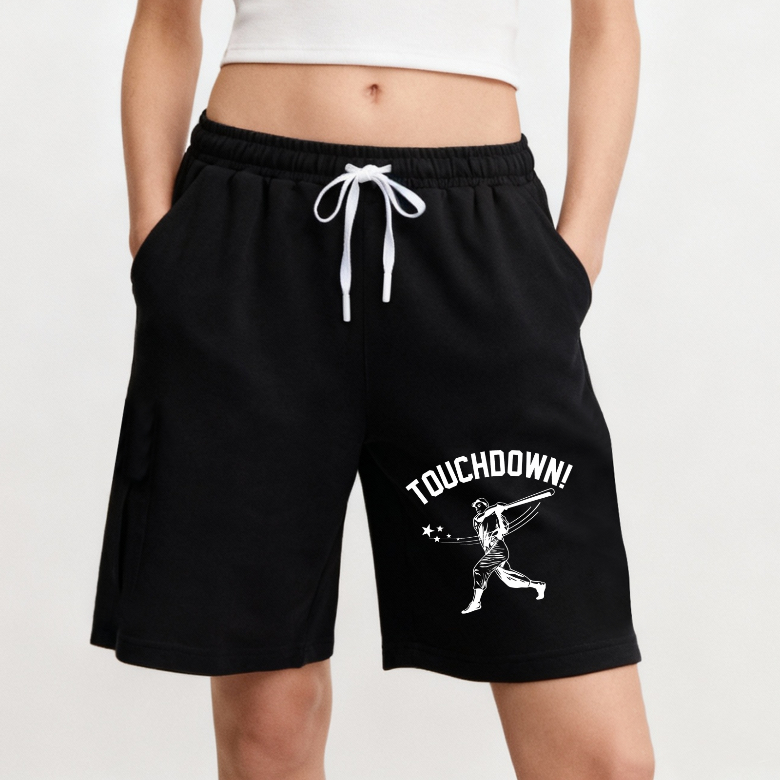 Dorawear™ Touchdown Football Player Graphic Shorts